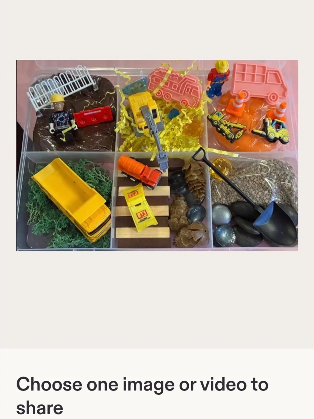 Construction Sensory Kit for Kids – Yellow Sensory Playset